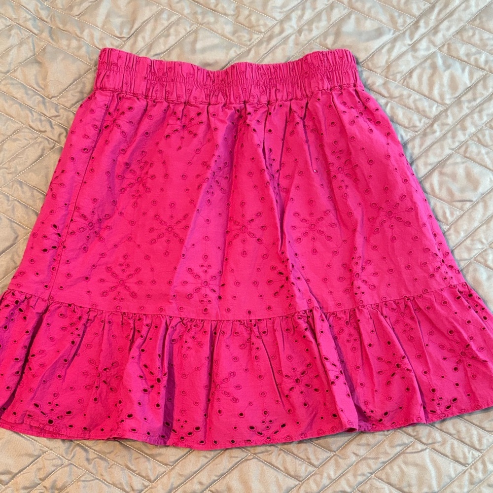 LOFT Fuchsia A-Line Skirt